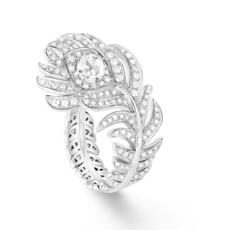 Plume de Paon Small Ring