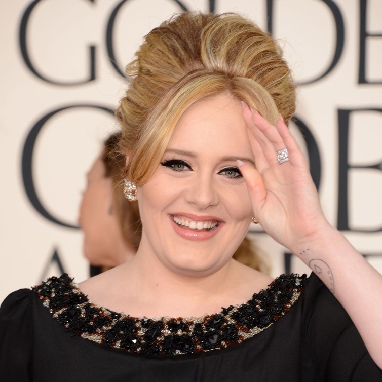  إطلالة أديل في Golden Globes 2013