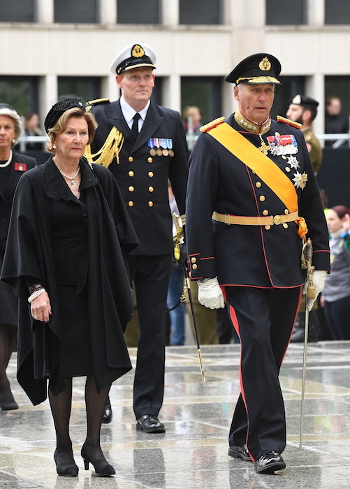 الملك هارالد (King Harald) ملك النرويج وزوجته الملكة سونيا