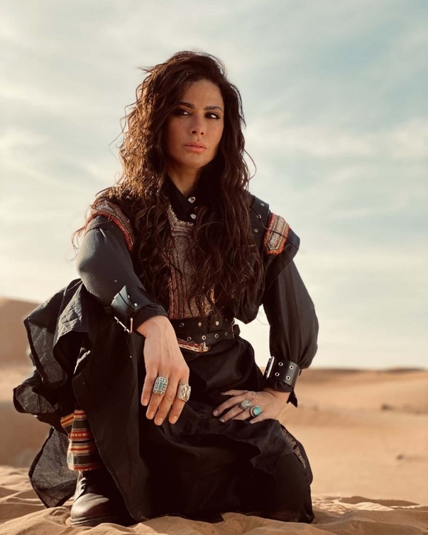 صبا مبارك تنتصر للمرأة في مسلسل حارس الجبل