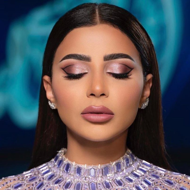 مكياج عيون غرافيكي لسهرات رمضان 2021بأسلوب مهيرة عبدالعزيز