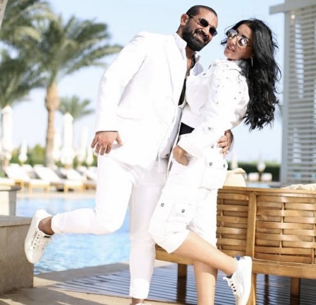  أحمد سعد وسمية الخشاب اثناء فترة زواجهما