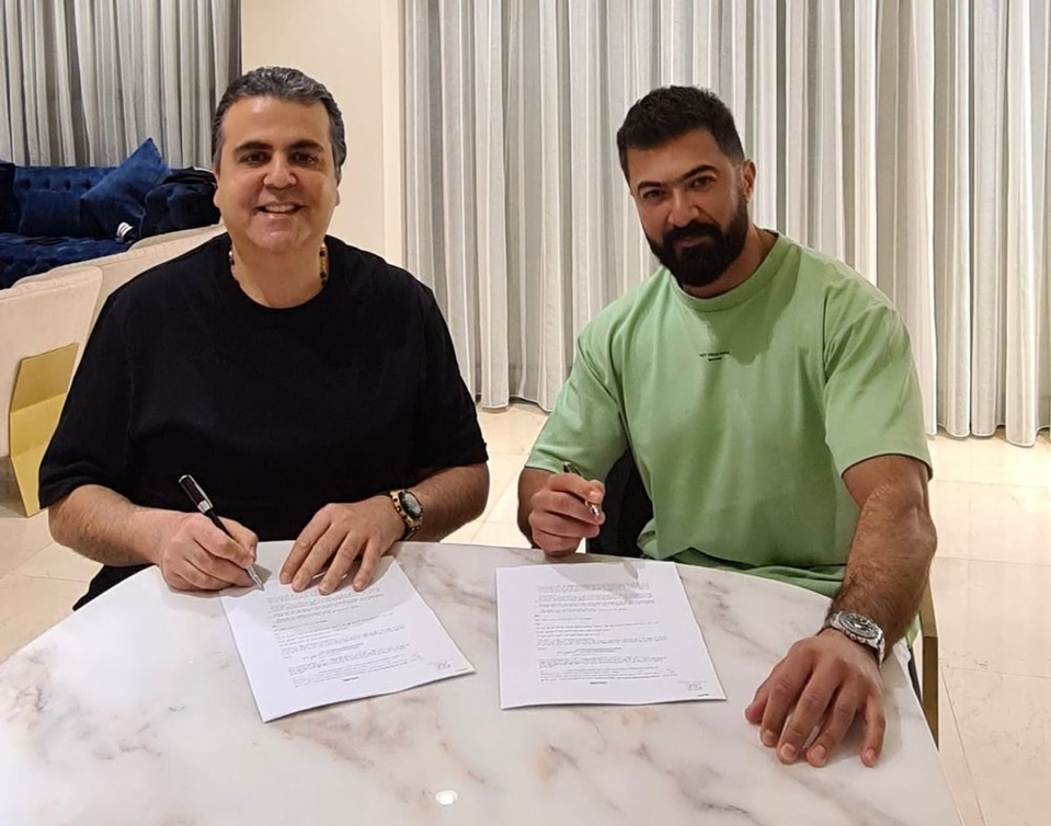 سيف نبيل مع المنتج جمال سنان