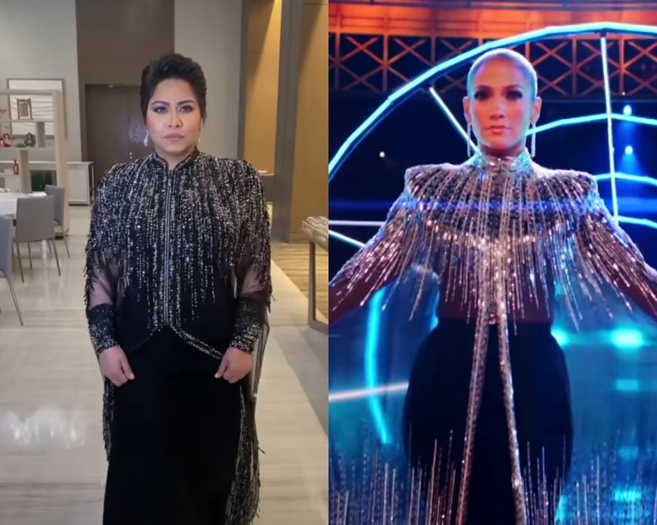 ستايل متطابق لكل من جينيفر لوبيز وشيرين عبد الوهاب