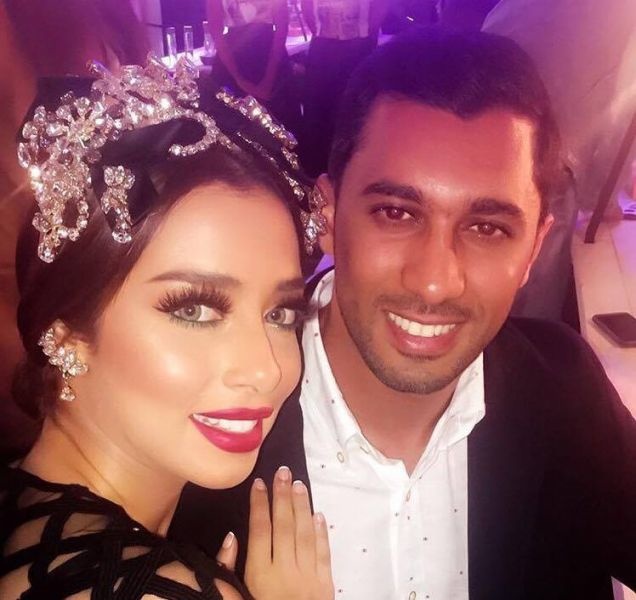 بلقيس وصورة سلفي مع عريسها