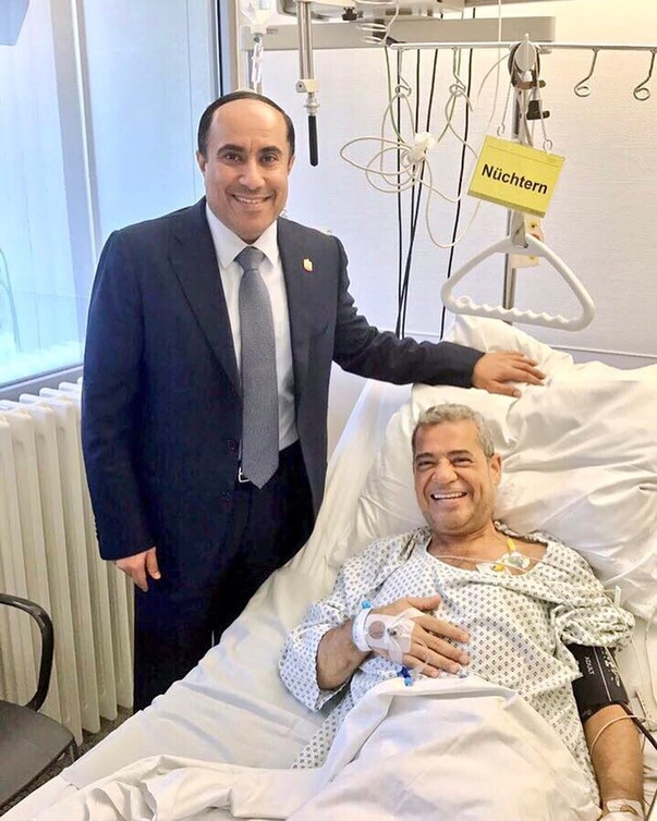 مصطفى الآغا أزال ورما على الكلى