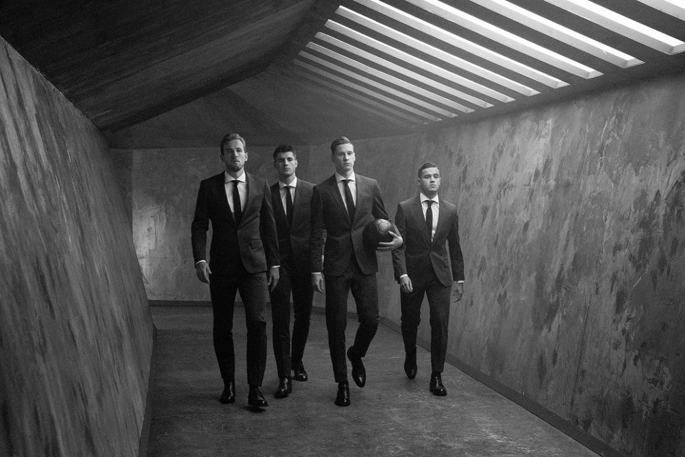 DRAXLER، COUTINHO، KANE و MORATA يتّحدون في إطار حملة BOSS PARFUMS الجديدة المستوحاة من أجواء كرة القدم