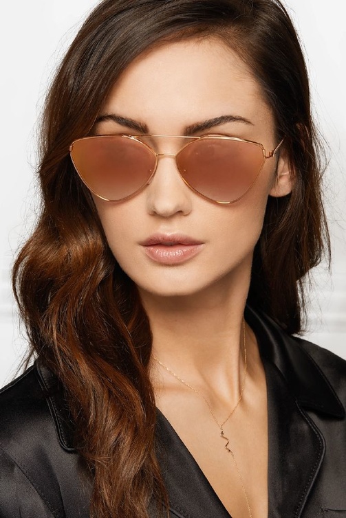 Prada نظارات شمسية بإطار معدني من