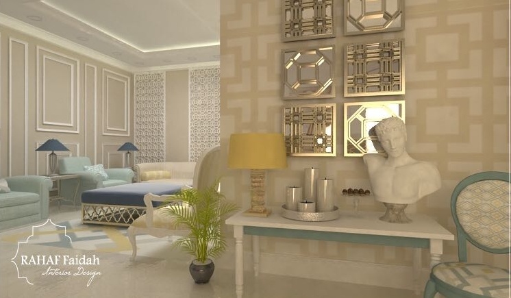 من أعمال المتخصصة في التصميم الداخلي رهف فيده