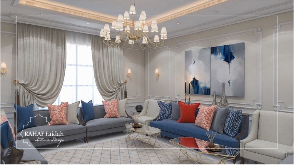 احدى أعمال المصممة السعودية رهف فيده