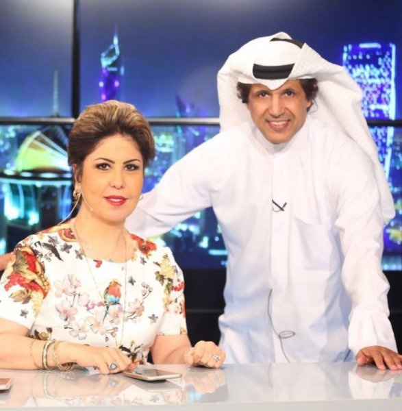 الإعلامية فجر السعيد وفهد السلامة