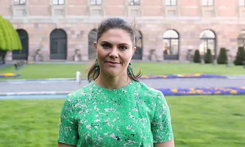 إطلالة الأميرة فيكتوريا من ماركة Tiger of Sweden