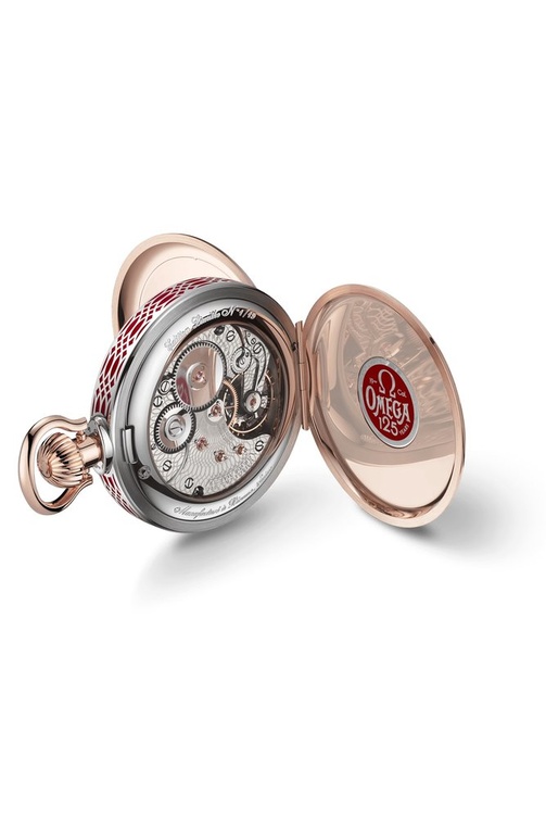 ساعة جيب أوميغا 125 للذكرى السنوية الـ 125 Omega 125th Anniversary pocket watch