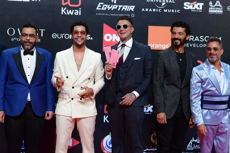 نجوم فيلم "قمر 14" في مهرجان الجونة