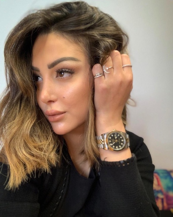 صبغة شعر اومبريه اطلت بها في العام 2019