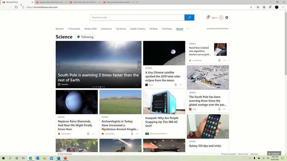 ALT + TAB