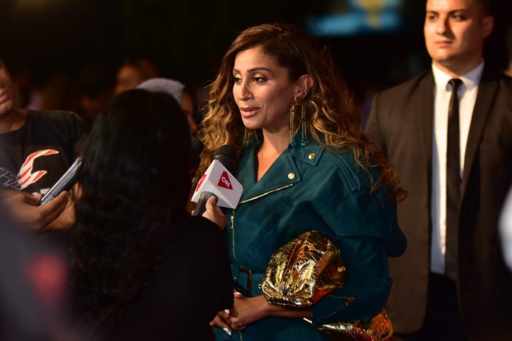دينا الشربيني تحتفل بعرض فيلم "البعض لا يذهب للمأذون مرتين"