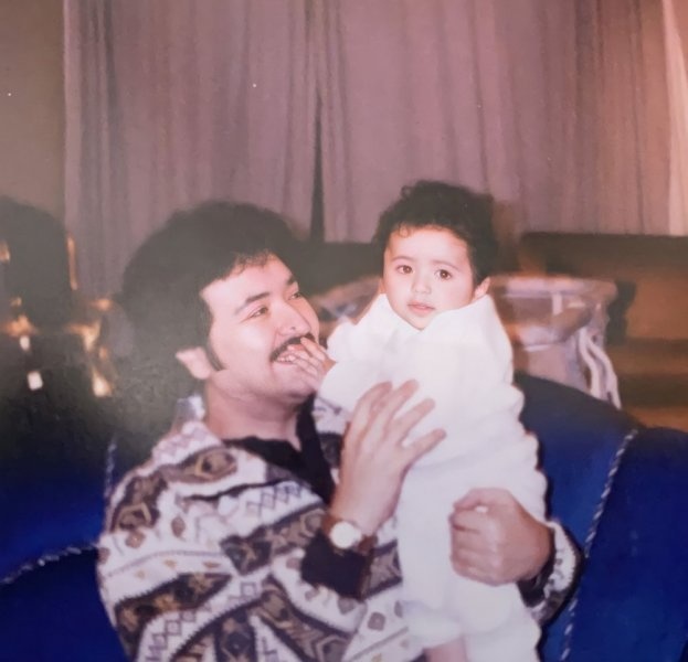 صورة من حساب تركي نجل الفنان خالد سامي على تويتر