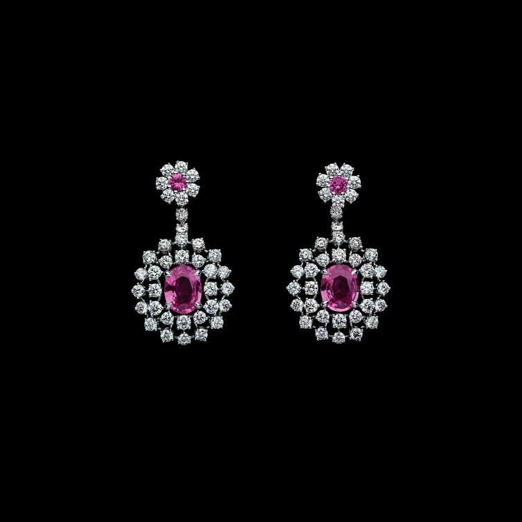 أقراط DIOR ROSE