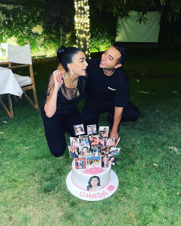 الفنانة غادة عبدالرازق في عيد ميلادها