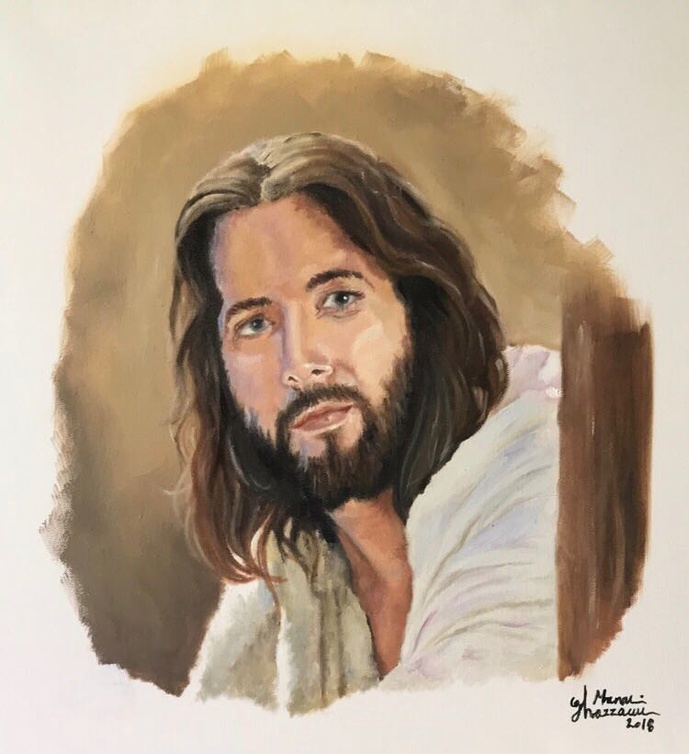 لوحه فنيه من الفنانه منار غزاوي