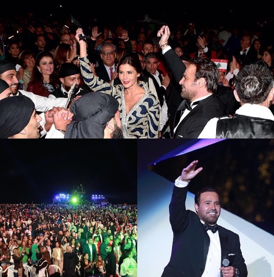 من اجواء مهرجان الارز