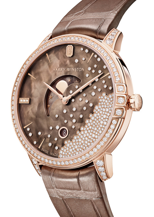 عمد خبراء ترصيع الأحجار في دار هاري ونستون Harry Winston الى رسم مشهد شتائي جذاب على الميناء