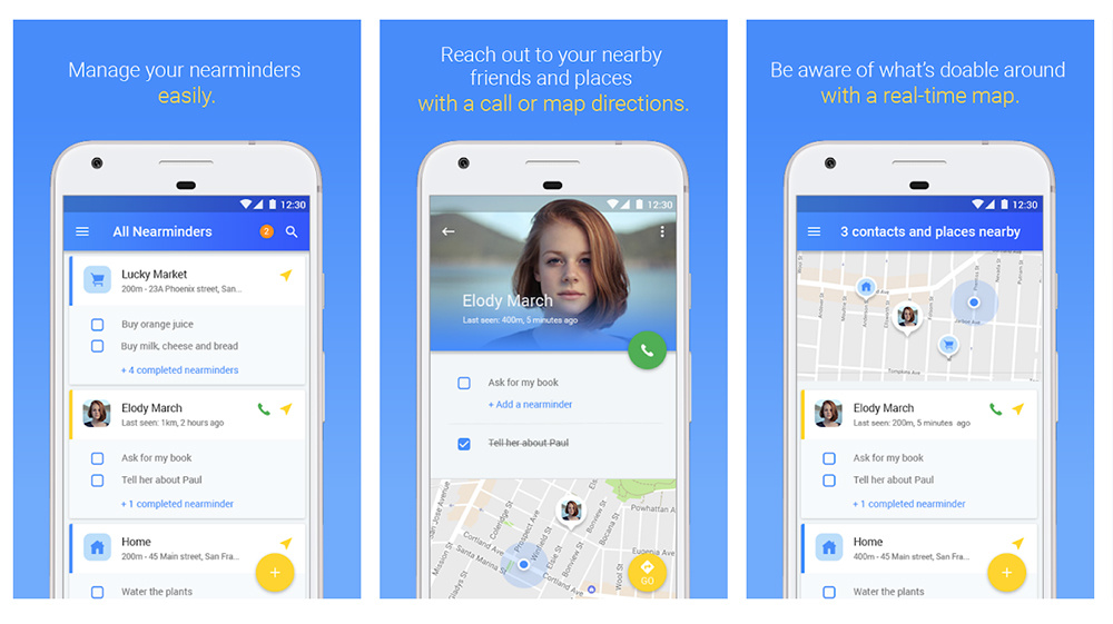 NearMinder .. تطبيق للتذكير بالمهام بطريقة مبتكرة