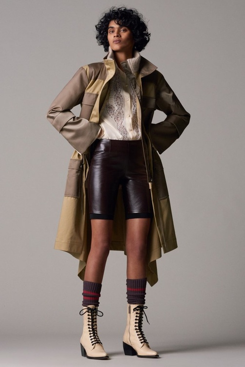  Chloé معطف طويل من