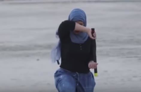  ريم العودة تمارس فن الدوجا القتالي