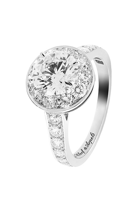 اجمل خواتم زواج ماسية من دار Van Cleef & Arpels