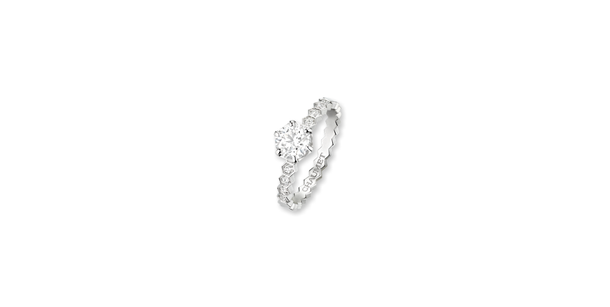 اجمل خواتم زواج ماسية من دار Chaumet