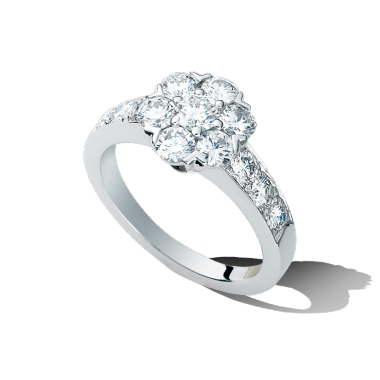 اجمل خواتم زواج ماسية من دار Van Cleef & Arpels