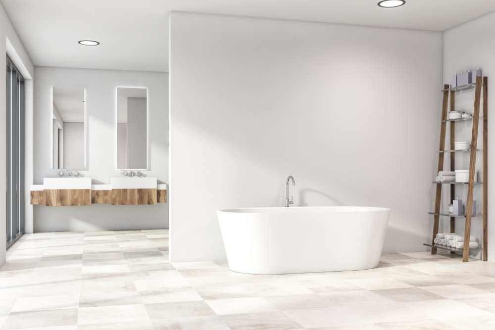 ديكور حمام بأسلوب minimalist