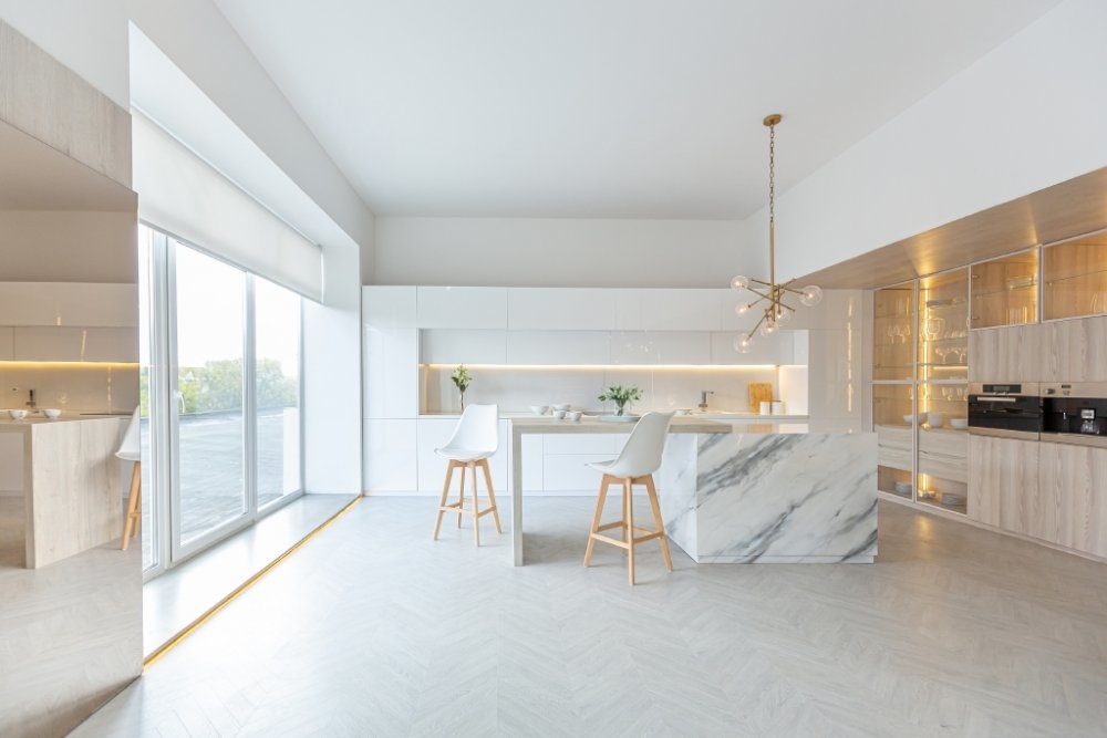 ديكور مطبخ بأسلوب minimalist