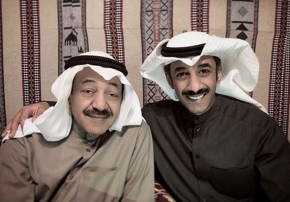عبد الامام عبد الله ونجله جاسم- الصورة من حساب نجله بانستجرام