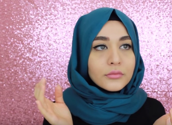 لفة حجاب الوجه المستطيل