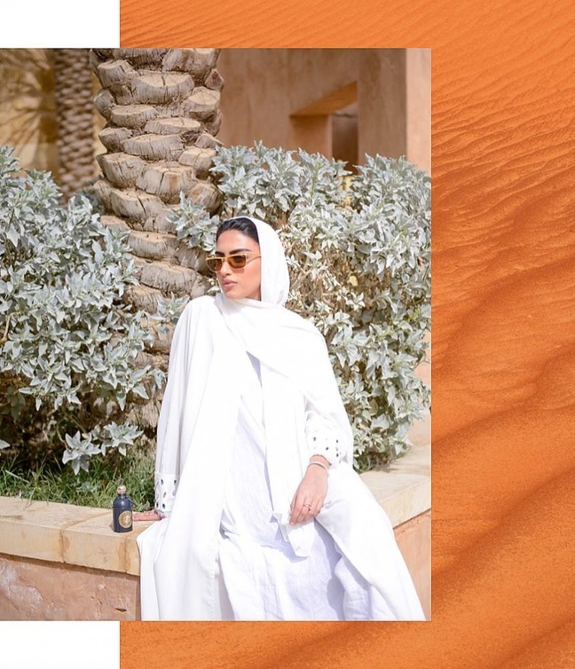  تنسيق اطلالات بالعبايات البيضاء من وحي يارا النملة