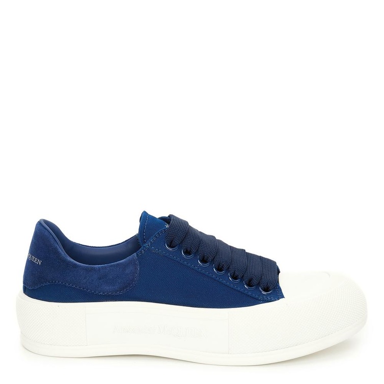 أحذية "ديك بليمسول" Deck Plimsoll الرياضية باللون الأزرق