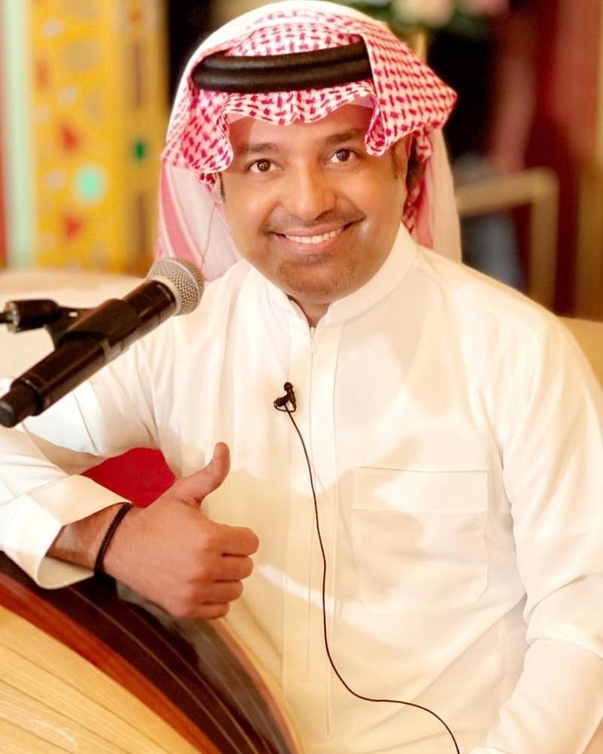 الفنان راشد الماجد في ظهور سابق 