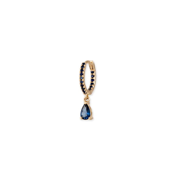 أقراط PAVE BLUE SAPPHIRE من Jacquie Aiche
