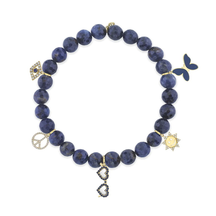 سوار GOLD & DIAMOND SUNSHINE MULTI-CHARM من Sydney Evan