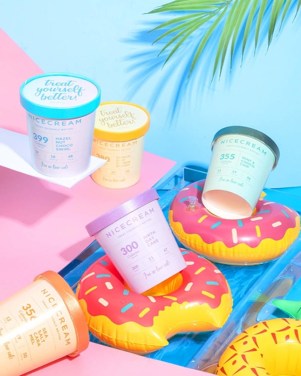 NICECREAM تطلق تشكيلةً مميزة من نكهات الآيس كريم اللذيذة ومنخفضة السعرات الحرارية