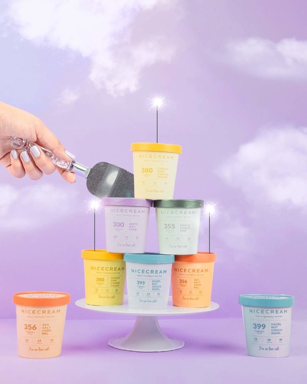 NICECREAM تطلق تشكيلةً مميزة من نكهات الآيس كريم اللذيذة ومنخفضة السعرات الحرارية