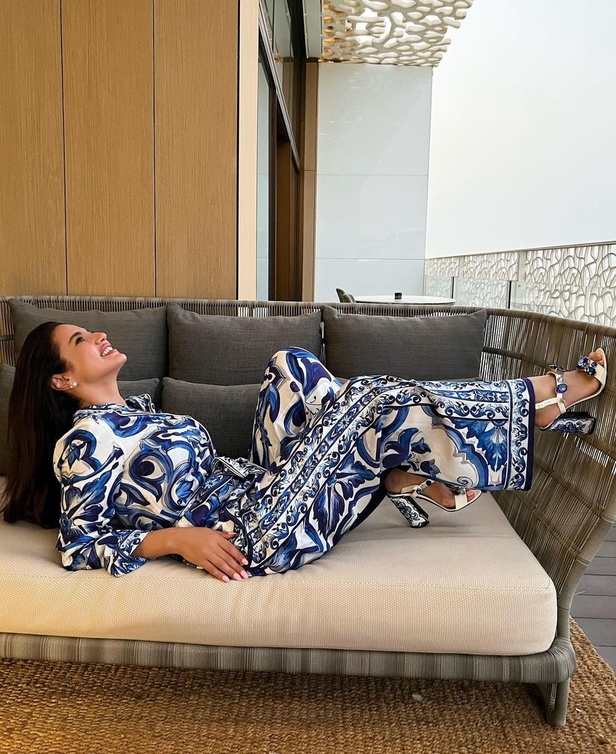 احدث اطلالة لدرة من Dolce&Gabbana