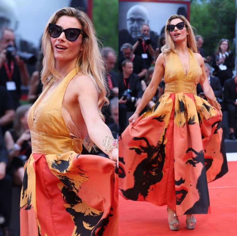  أنطونيلا سالفوتشي بفستان من تصميم eleonora lastrucci