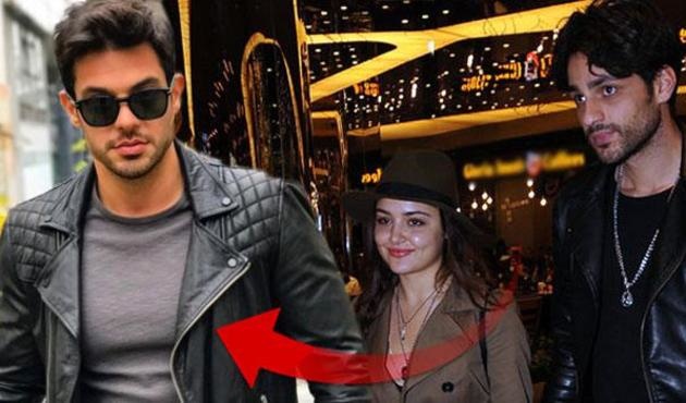 هانده إرتشيل مع حبيبها الحالي والسابق