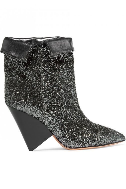 Isabel Marant حذاء كاحل براق من 