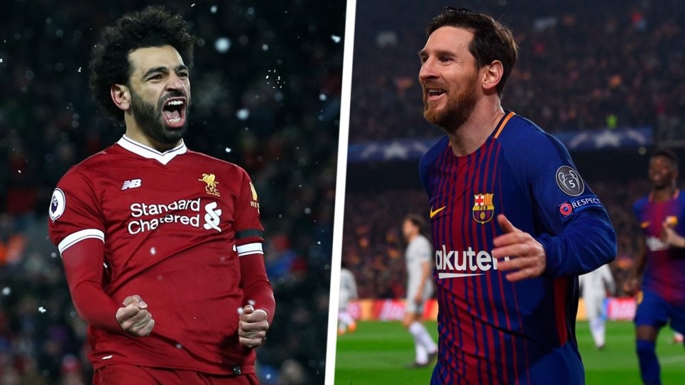 ميسي وصلاح يتصدران استفتاء جائزة الكرة الذهبية