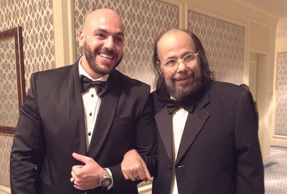 طلعت زكريا وابنه عمر
